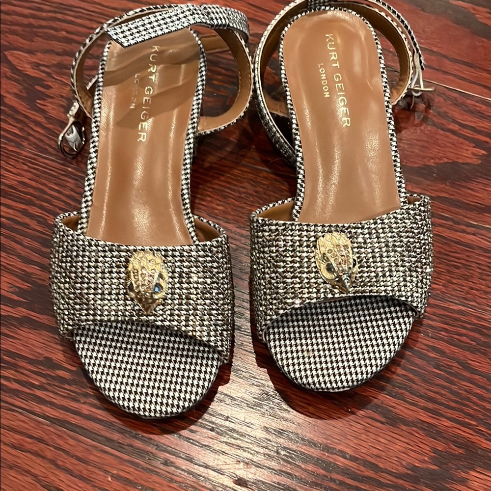Kurt Geiger Black and White Sandals
